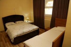 Voodi või voodid majutusasutuse Moon Hostel toas