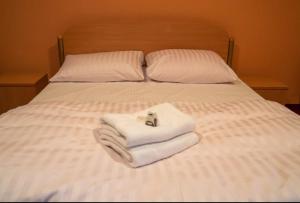 Postel nebo postele na pokoji v ubytování Motel Delfin **