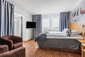 Letto o letti in una camera di Best Western Hotel Corallen