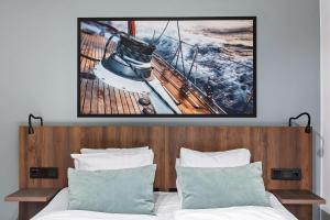 Letto o letti in una camera di Best Western Hotel Corallen