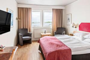 Letto o letti in una camera di Best Western Hotel Corallen
