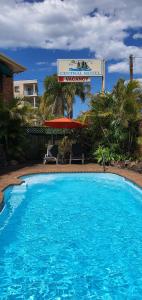 Bazén v ubytování Central Motel Nelson Bay nebo v jeho okolí
