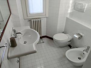Koupelna v ubytování Villa Scalabrini