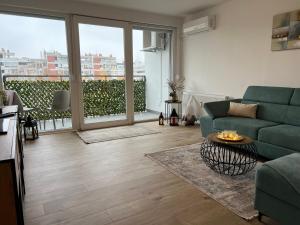 Posezení v ubytování Wolf Apartment Zagreb