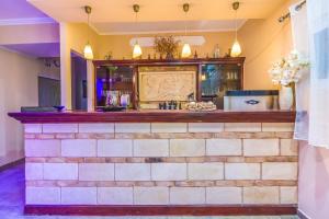 Lounge nebo bar v ubytování Vergina Star Hotel