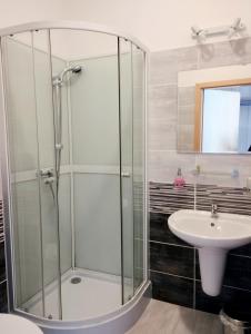 Koupelna v ubytování Mini Hotel Akord