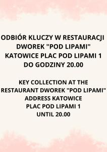 ein Satz von vier Schriftarten für ein Stück auf weißem Hintergrund in der Unterkunft Giszowiec Pokoje gościnne Przyjazna 9 in Kattowitz