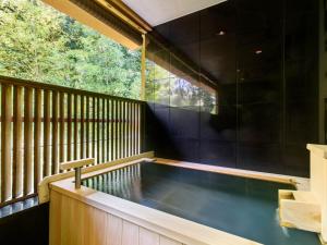 Bazén v ubytování Hakone Suishoen nebo v jeho okolí