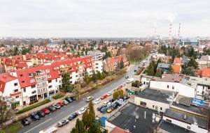 Výhľad na mesto Varšava alebo výhľad na mesto priamo z apartmánu