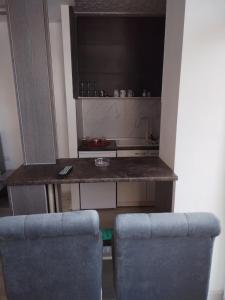 Kuchyň nebo kuchyňský kout v ubytování VIN Studio