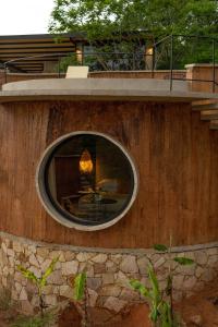 Balkon oz. terasa v nastanitvi Tava Glamping Cerro