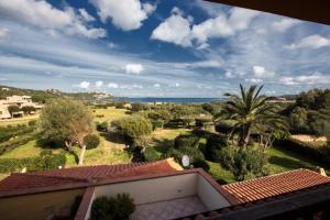 a view from the roof of a house with a garden at Sardegna Beach Ginepro in Olbia