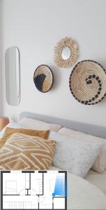 Posteľ alebo postele v izbe v ubytovaní Modern townhouse in Torrevieja, Costa Blanca