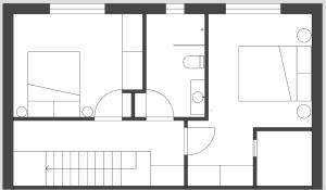 Plán poschodí v ubytovaní Modern townhouse in Torrevieja, Costa Blanca