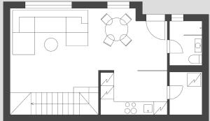 Plán poschodí v ubytovaní Modern townhouse in Torrevieja, Costa Blanca