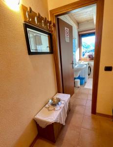 Koupelna v ubytování Sarochin Appartamenti