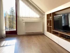 Televízia a/alebo spoločenská miestnosť v ubytovaní VisitZakopane - Lord Apartment