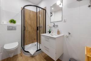 Kúpeľňa v ubytovaní Apartament Rema w centrum APARTZAKOP