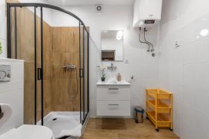 Kúpeľňa v ubytovaní Apartament Rema w centrum APARTZAKOP