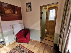 O zonă de relaxare la Hummel Hostel - Historische Stadtvilla mit Garten