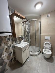 Vannituba majutusasutuses Divčinova Apartman 008 +9 fotot