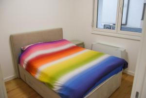 Postel nebo postele na pokoji v ubytování Apartment Barcelona Zemun Belgrade