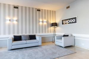 Χώρος καθιστικού στο Hotel Can Pamplona