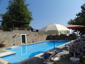 Bazén v ubytovaní Hotel Vrionis alebo v jeho blízkosti