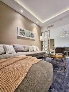 Posezení v ubytování Amazing Business Bay apartment B27