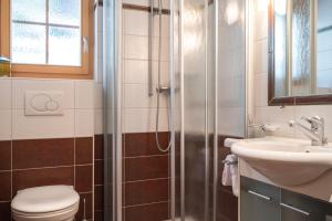 Koupelna v ubytování Apartment Montana + 20 fotografií