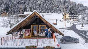 Tom's Jägerlodge durante l'inverno