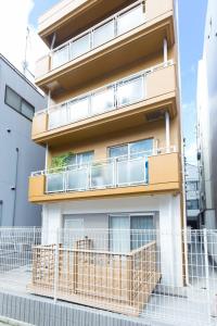 a building with a fence in front of it at Amber Iidabashi - Vacation STAY 87112v in Tokyo