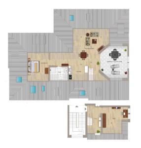 Galeriebild der Unterkunft Luxuriöses Penthouse mit Dachterrasse & Massagesessel EM-APARTMENTS DEUTSCHLAND in Bielefeld