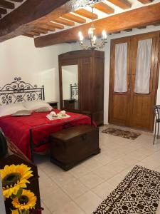 A bed or beds in a room at Affittacamere Mirella