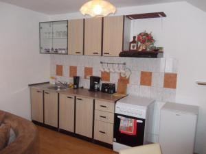 Kuchyň nebo kuchyňský kout v ubytování Apartments Pavlić