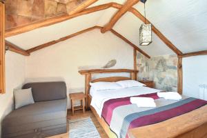Posteľ alebo postele v izbe v ubytovaní House Robinzon Sea beauty