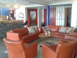 Posezení v ubytování Sankt Olof Hotell & Krog