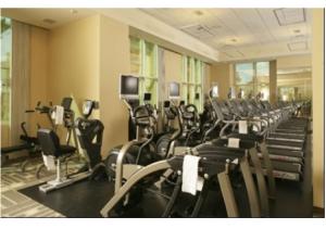 The fitness centre and/or fitness facilities at Private Studio - No Resort Fee - The Signature at MGM Grand Tower B