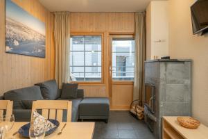 Χώρος καθιστικού στο Ski-Inn RukaTonttu +29 φωτογραφίες