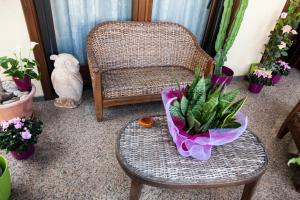 Posezení v ubytování Affittacamere Acquamarina