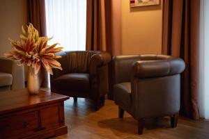 A seating area at Maya Panzio-Rezidencia