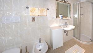 Koupelna v ubytování Appartement Riederhof
