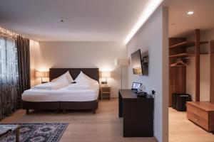 Postelja oz. postelje v sobi nastanitve Stadthotel Goldenes Schiff