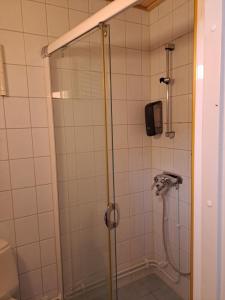Koupelna v ubytování Mummola