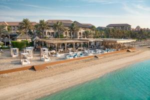 an aerial view of a resort on the beach at Sofitel Dubai Palm Apartments in Dubai