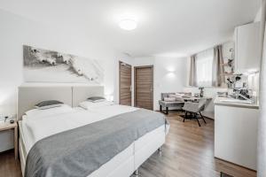 Postel nebo postele na pokoji v ubytování Soelden Lounge