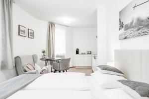 Postel nebo postele na pokoji v ubytování Soelden Lounge
