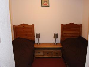 Ein Bett oder Betten in einem Zimmer der Unterkunft Appartement Valloire, 2 pièces, 4 personnes - FR-1-263-124