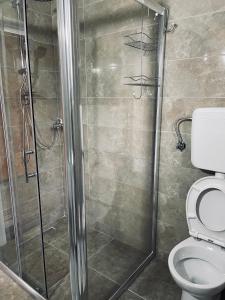 Koupelna v ubytování Stan na Palama