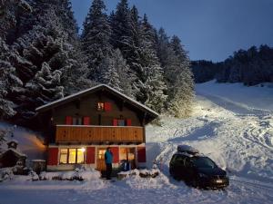 Chalet la Regin Anzere v zimě
